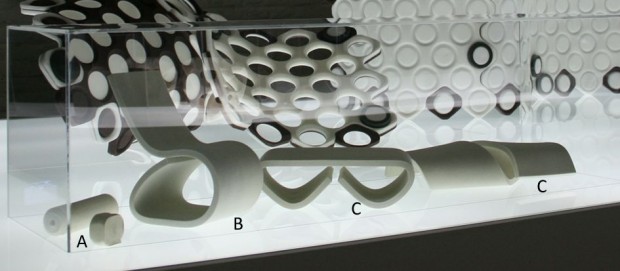 De Smet hat zudem einen Stuhl entworfen, dessen Form der Besitzer selbst ändern kann. (Bild: Noumenon)