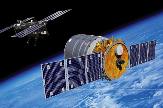 Die Trägerrakete soll künftig die Raumfähre Cygnus in den Orbit bringen. Die Cygnus wird Versorgungsgüter zur ISS transportieren. (Grafik: Orbital Sciences)