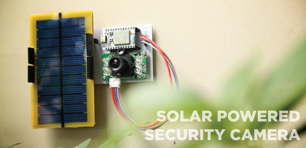 Einsatzvorschläge für das Spark Core: Eine solarbetriebene Überwachungskamera... (Bild: Spark Devices)