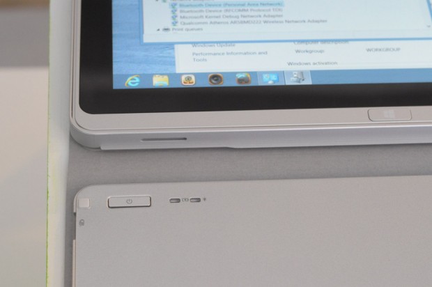 Die Tastatur funkt per Bluetooth mit dem Tablet. (Foto: Andreas Sebayang/Golem.de)