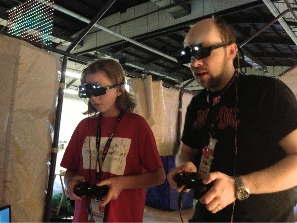 Cast AR im Einsatz auf der Erfindermesse Maker Faire (Bild: Technical Illusions)