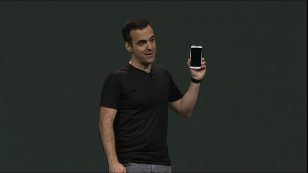 Googles Galaxy S4 mit purem Android (Bild: Golem.de)