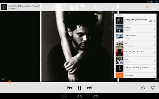 Google Play Music für Android (Bild: Google)