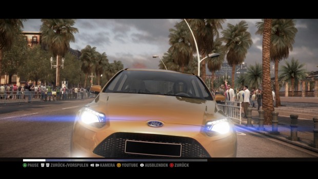 Die Wiederholungen bieten nur feste Kamerawinkel, die wenig spektakulär wirken.