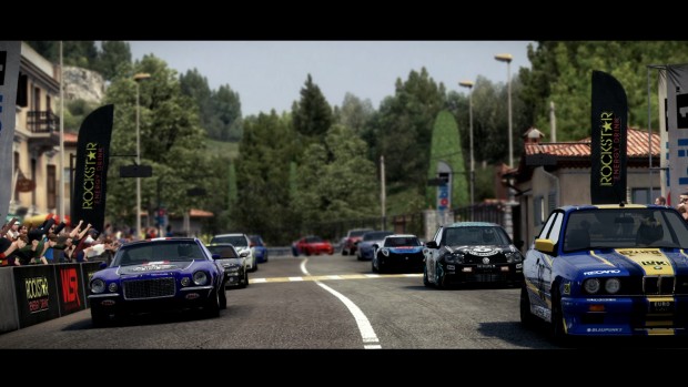 Eine Startaufstellung in Grid 2