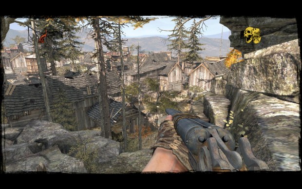 Die Grafik setzt den Wilden Westen stimmungsvoll in Szene.