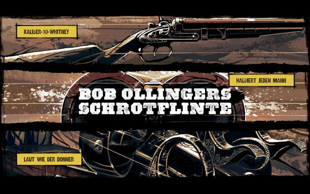 Auch den Erstkontakt mit besonderen Waffen haben die Designer schick in Szene gesetzt.