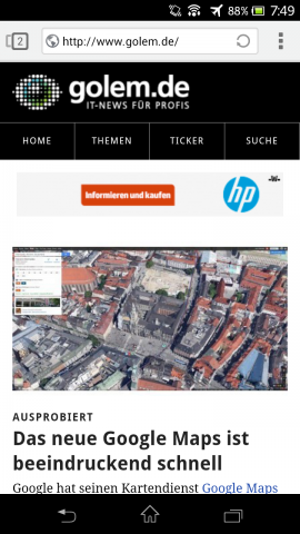 Next Browser (Bild: Golem.de)