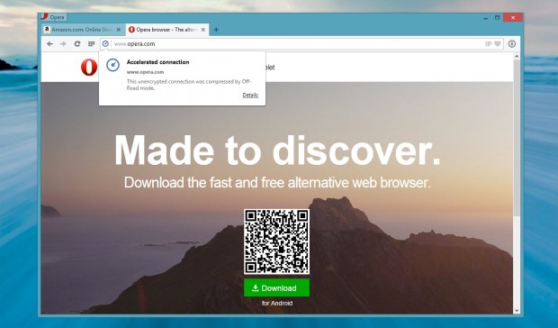 Opera 15 weiterhin mit Oper Turbo