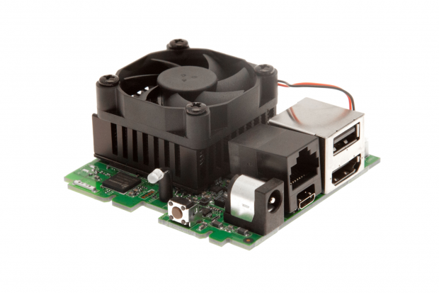 Der Prozessor wird durch einen Lüfter gekühlt. (Bild: Golem.de)