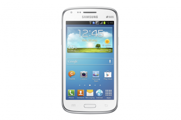 Das Galaxy Core erscheint auch in Weiß. (Bild: Samsung)