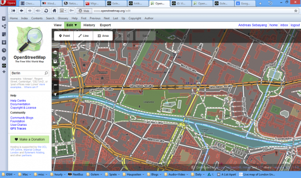 iD Editor (Screenshot: Golem.de)