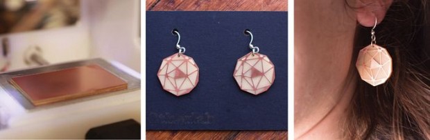 Es lässt sich aber auch Schmuck damit fertigen. (Foto: Otherfab)