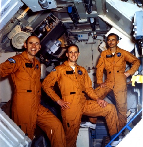 Die zweite Skylab-Besatzung: Owen Garriott, Kommandant Alan Bean und Astronaut Jack Lousma (v. l.)  (Foto: Nasa)