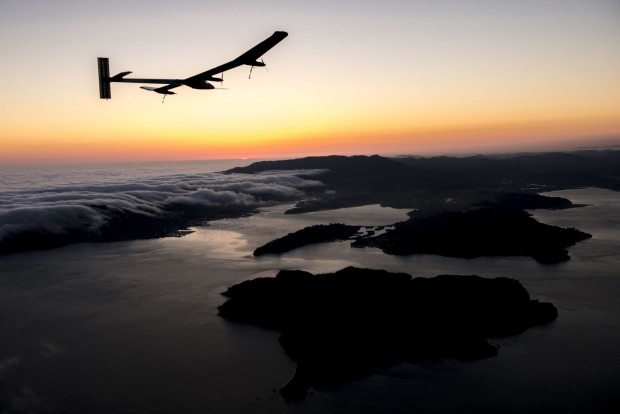 Das Flugzeug wird mit Sonnenenergie angetrieben. (Foto: Jean Revillard/Solar Impulse)