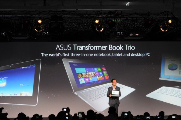 Asus stellt neue Ger&auml;te auf der Computex 2013 vor.