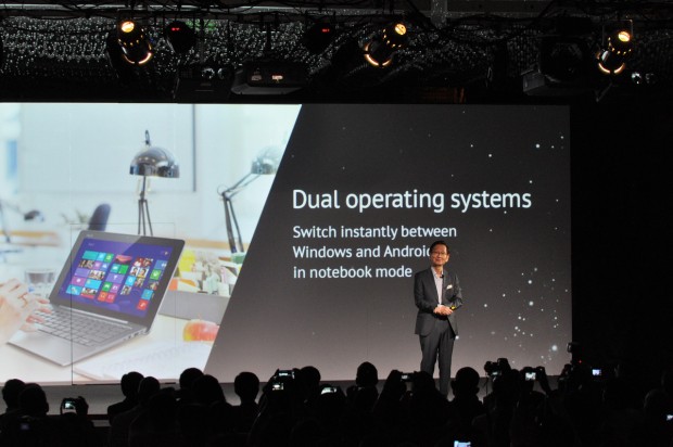 Asus stellt neue Ger&auml;te auf der Computex 2013 vor.