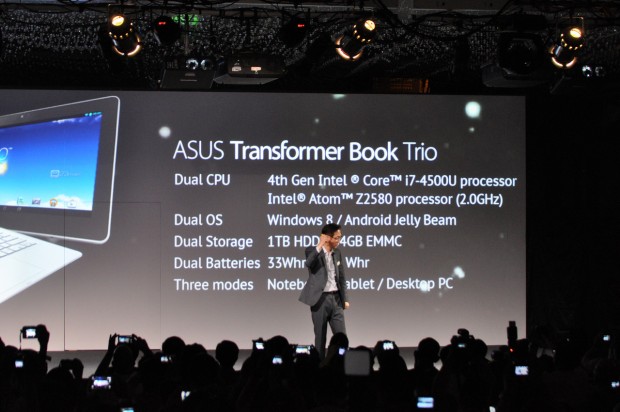 Asus stellt neue Ger&auml;te auf der Computex 2013 vor.