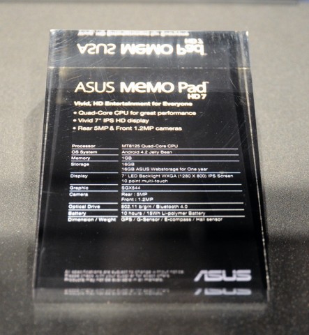 Daten des Billigtablets HD7