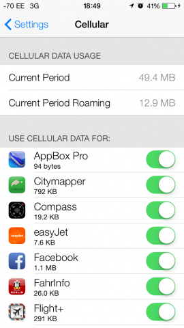 Wir befinden uns jetzt im Roaming-Gebiet... (Screenshot: Golem.de)