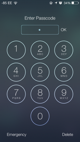Der neue Sperrbildschirm (Screenshot: Golem.de)
