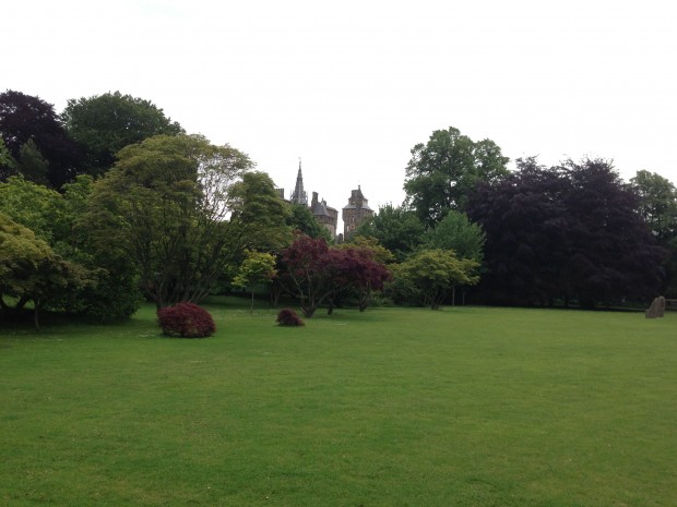 Wir sind beim Castell Caerdydd und probieren... (Foto: Andreas Sebayang/Golem.de)