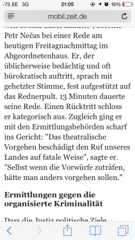 Scrollt der Nutzer wieder hoch, werden die Elemente dynamisch eingeblendet. (Screenshot: Golem.de)