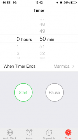 Timer (Screenshot: Golem.de)