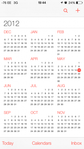 Kalender (Screenshot: Golem.de)