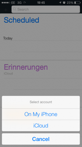 ...und das Abspeichern in der Cloud (Screenshot: Golem.de)