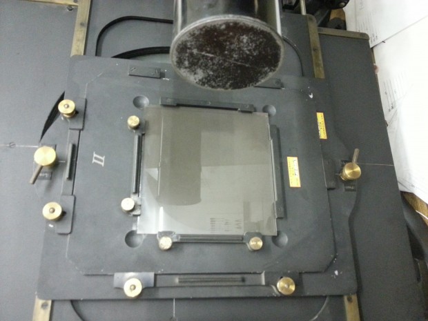 Blinkkomparator an der Uni-Sternwarte Wien 