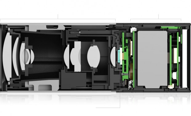 Innerer Aufbau der Lytro (Bild: Lytro)