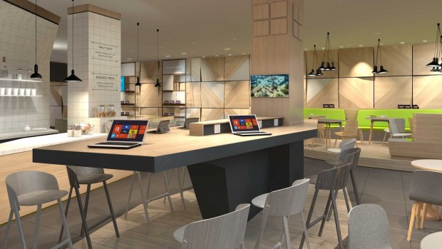 Geplante Einrichtung des Microsoft-Centers (Bilder: Microsoft)