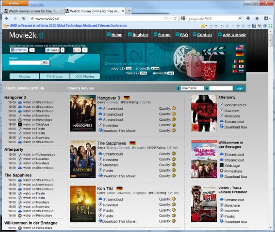 Streaming-Portal: Movie2k Nach Angeblichem Hack Wieder Online - Golem.de