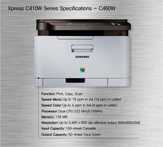 Samsung-Serie Xpress C410W (Bild: Samsung)