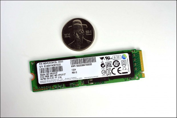 Die SATA-Express-SSD XP941 (Bilder: Samsung)