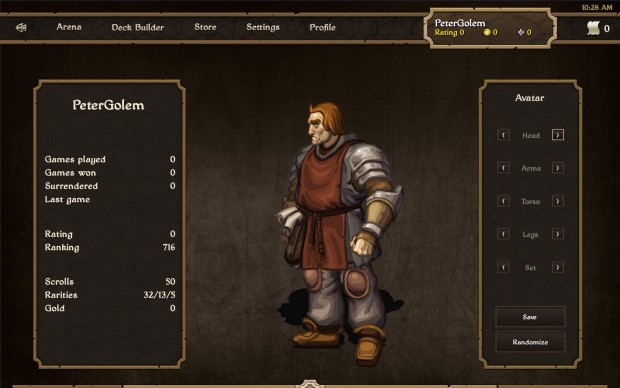 Im Profil k&ouml;nnen wir das Aussehen unseres Alter Ego ver&auml;ndern - spielerische Auswirkungen hat das nicht.