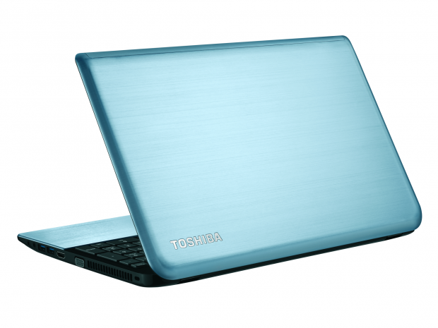 Das Gehäuse ist aus blauem Aluminium. (Bild: Toshiba)