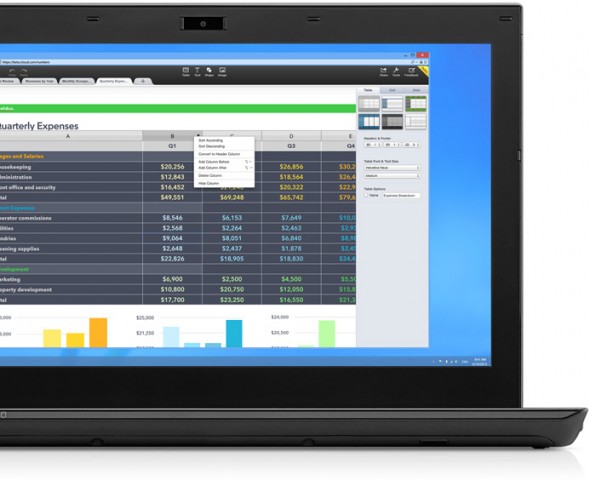 Numbers f&uuml;r iCloud