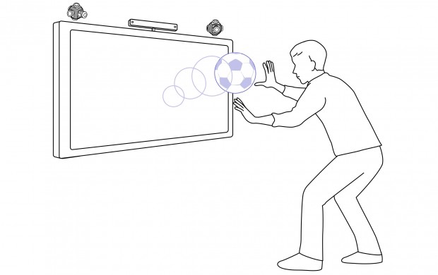 Mehrere Aireal-Geräte lassen sich kombinieren, um die Zahl der fühlbaren Objekte zu erhöhen.