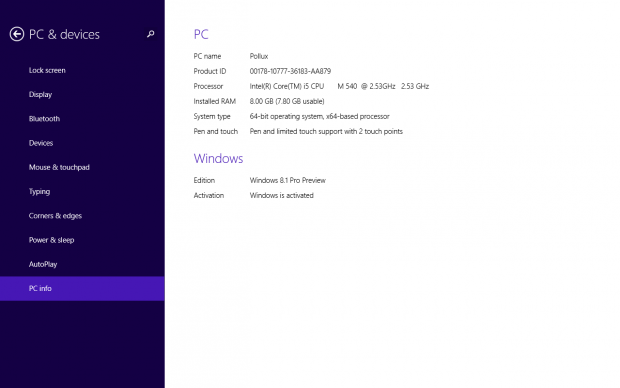 PC Info (Screenshot: Golem.de)