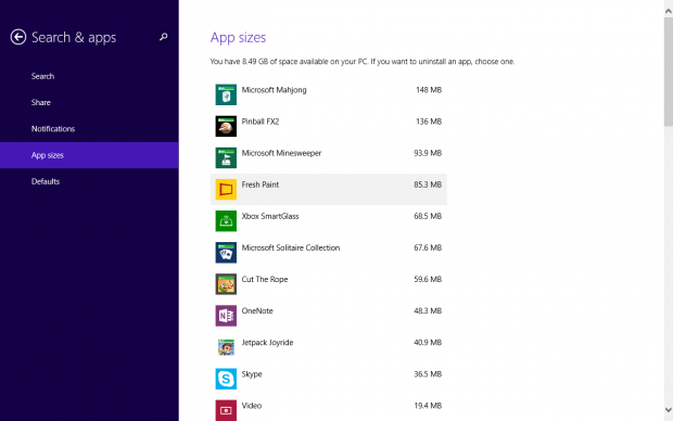 Übersicht über die Apps... (Screenshot: Golem.de)