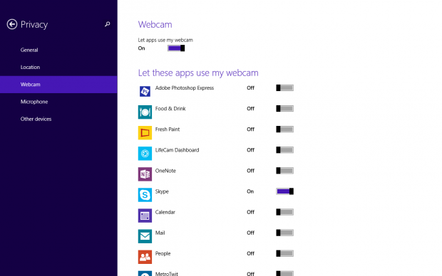 ...und Privatsphäreeinstellungen (Screenshot: Golem.de)