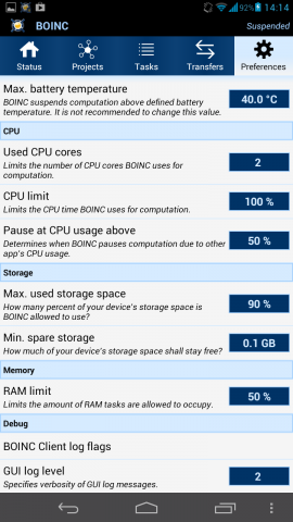 ... sind sehr umfangreich. (Screenshot: Golem.de)