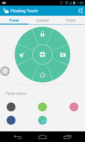 Floating Touch - Einstellungen (Bild: Boatmob)