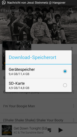 ... öffnet sich die App mit einer Eingabeaufforderung, die den gewünschten Speicherplatz abfragt. (Screenshots: Golem.de)