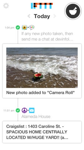 If This, Then That fürs iPhone (Bild: IFTTT)