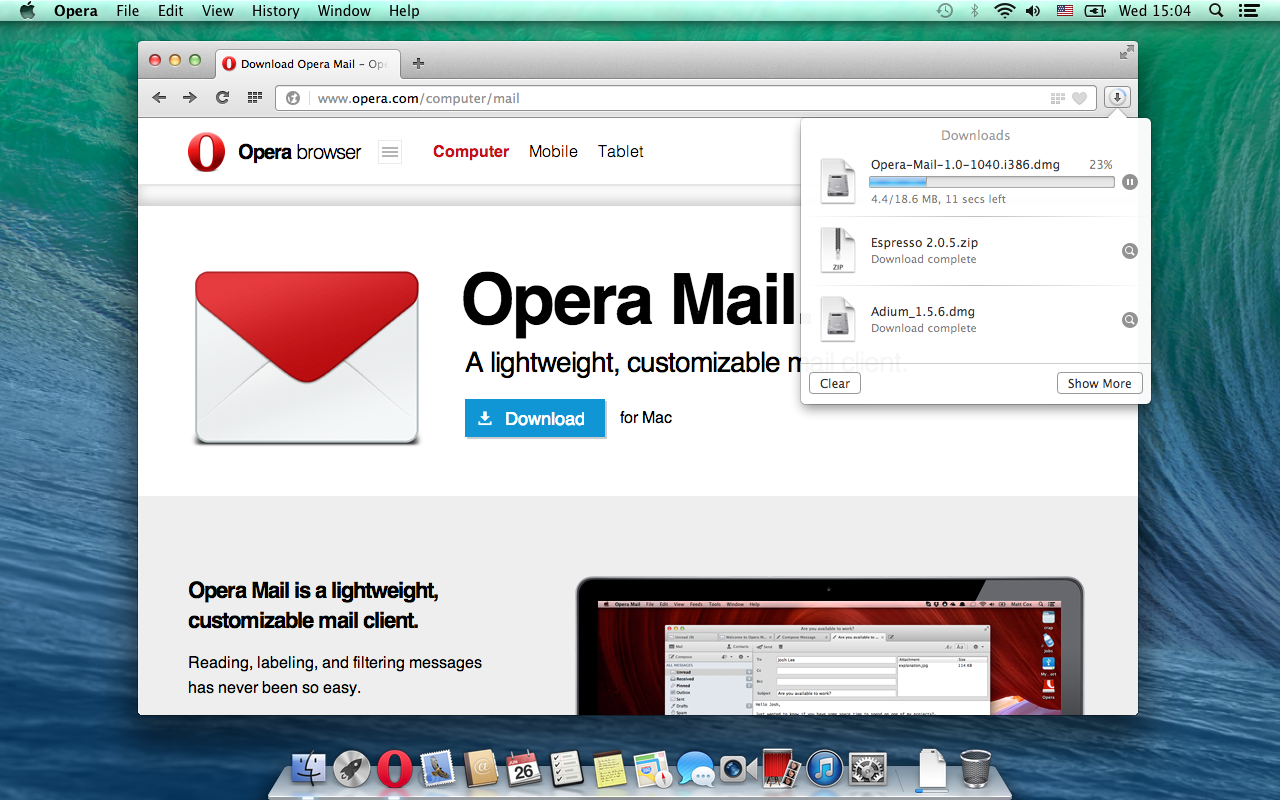 Browser: Opera 15 für Windows und Mac OS X ist fertig.