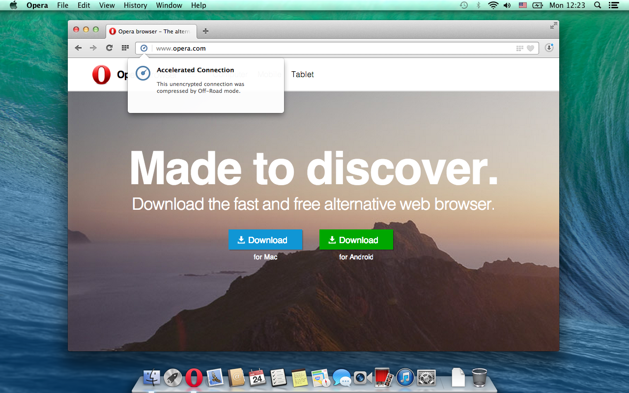 opera browser mac