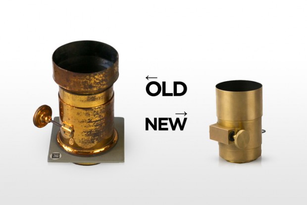 Altes und neues Petzval-Objektiv (Bild: Kickstarter)